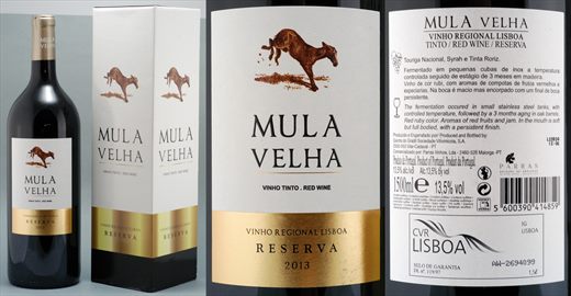Mula Velha Reserva 2013 tinto 1500ml