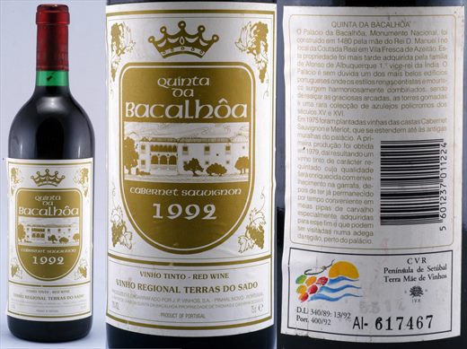 Quinta da Bacalhoa 1992 Tinto