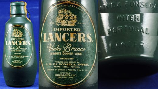 Lancers vinho branco Vintage 1969 6,4 onces