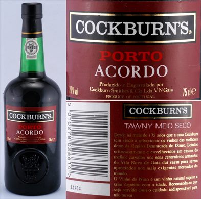 Cockburns Acordo Tawny Meio Seco Porto