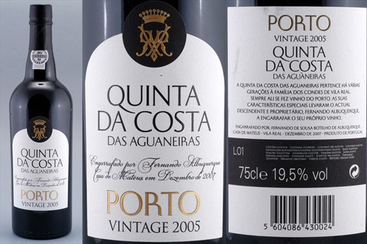 Quinta da Costa das Aguaneiras vintage 2005 Porto