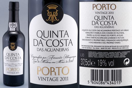Quinta da Costa das Aguaneiras vintage 2011 Porto