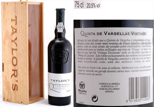 Taylors 1996 Quinta de Vargellas Vintage Porto