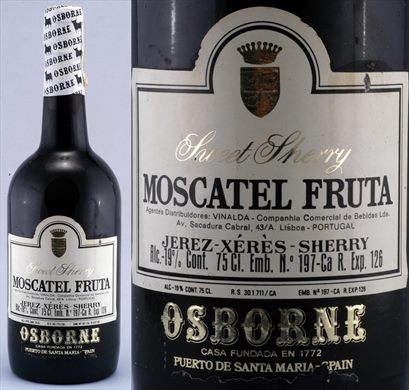 Osborne Sweet Sherry Moscatel Fruta