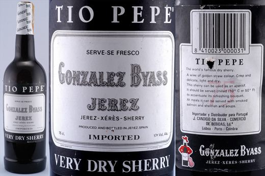 Gonzalez Byass Tio Pepe Very Dry Sherry
