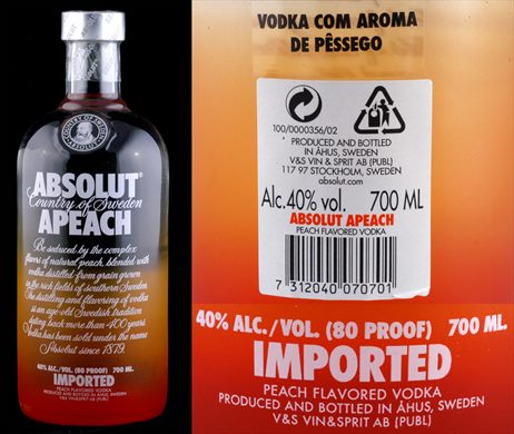 Absolut Apeach - 700ml - 40