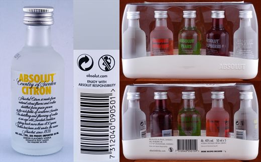Absolut Citron - Absolut kit 50ml
