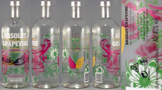 Absolut Grapevine 1L
