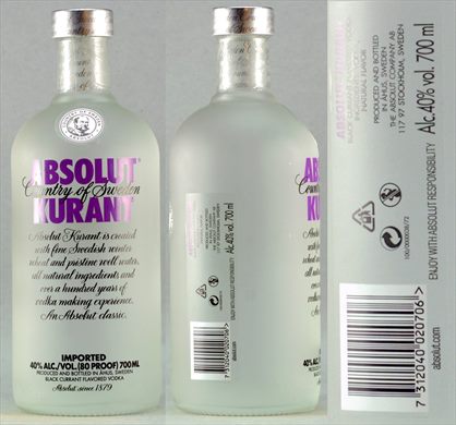 Absolut Kurrant 700ml