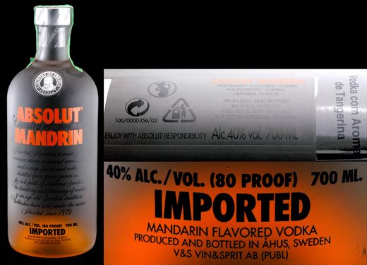 Absolut Mandrin - 700ml - 40