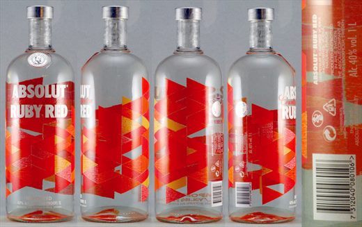Absolut Ruby Red 1L