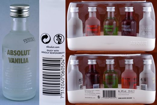 Absolut Vanilia - Absolut kit - 50ml - 40