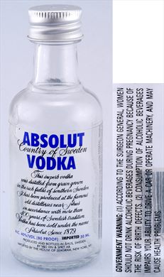 Absolut Vodka Blue Label (for salt) - 50ml - 40