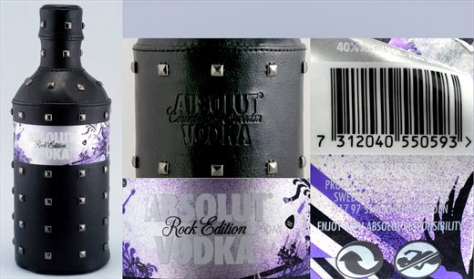 Absolut Limited Edition 2009 - Absolut Rock Vodka - 700ml - 40