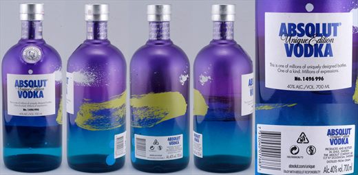 Absolut Limited Edition 2012 - Absolut Unique Vodka No.1496996 - 700ml - 40