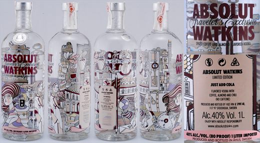 Absolut Watkins - 1000ml - 40