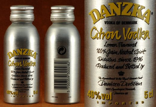Danzka Citron Vodka 50ml