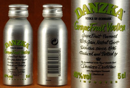 Danzka Grape Fruit Vodka 50ml