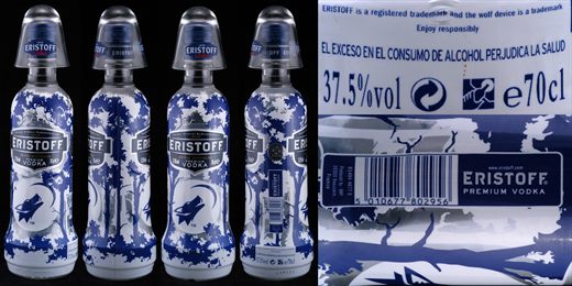 Eristoff Vodka Skin Edition Plastic