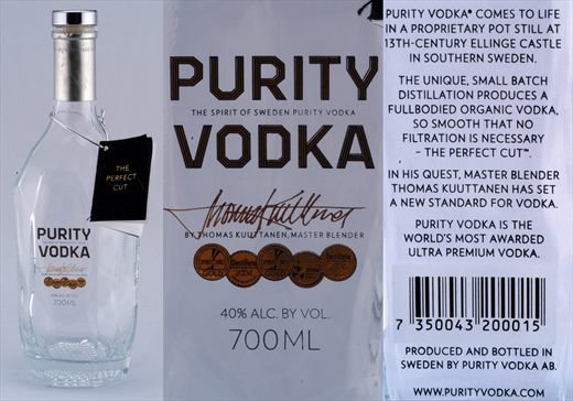 Purity Vodka The Perfect Cut
