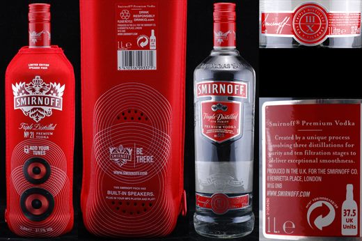 Smirnoff No.21 Vodka Built-in Speakers Edition