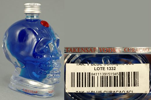 Takensap Vodka Blue Curacao 5cl