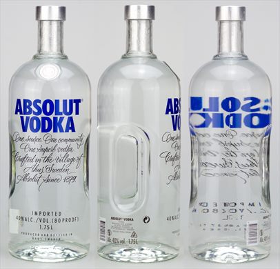 Absolut Vodka Original Limited Edition 2011 - Absolut Illusion Vodka Blue Label 1.75L