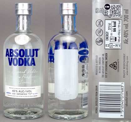 Absolut Vodka 700ml