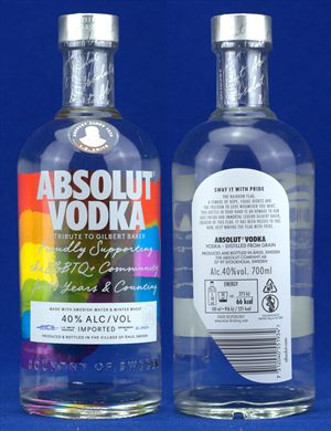 Absolut Vodka Sway it with Pride - Gilbert Baker 700ml