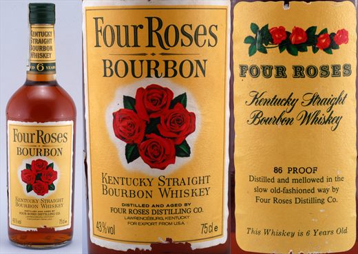 Four Roses Bourbon Kentucky Straight Bourbon Whiskey