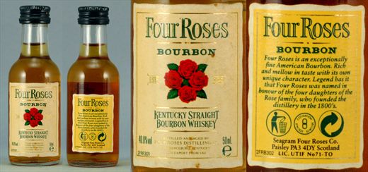 Four Roses Bourbon Kentucky Straight Bourbon Whiskey 50ml