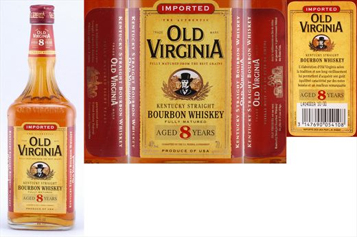 Old Virginia 8 Years Kentucky Straight Bourbon Whiskey