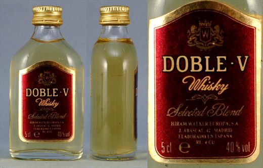 Walkers Doble V Whisky Selected Blend 5cl