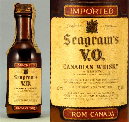 Seagrams V.O. Canadian Whisky 50ml