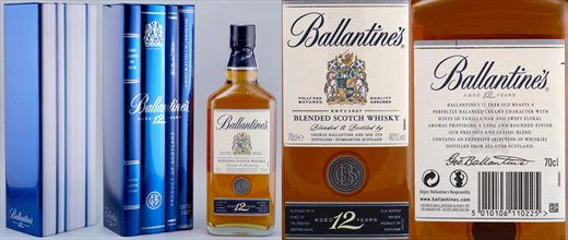 Ballantines Scotch Whisky 12 anos