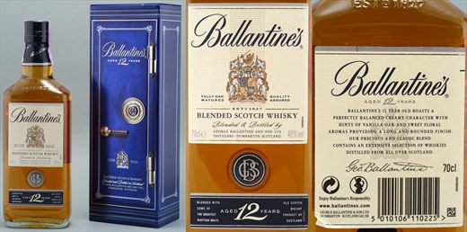 Ballantines Scotch Whisky 12 anos