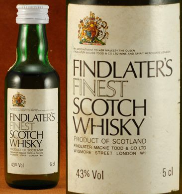 Findlaters Scotch Whisky 50ml