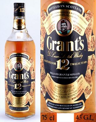 Grants 12 Years Scotch Whisky