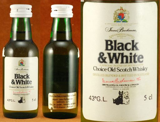 James Buchanan Black and White 50ml (tampa branca)