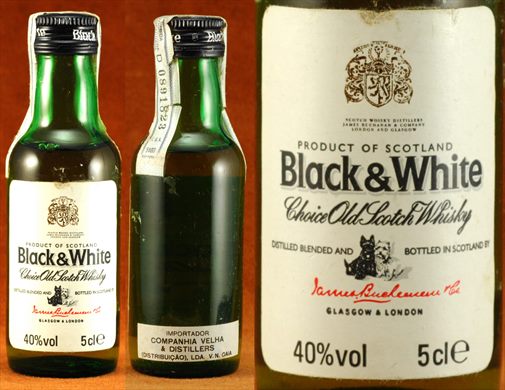 James Buchanan Black and White 50ml (tampa preta)