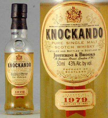 JB Knockando Pure Single Malt Scotch Whisky 1979 50ml