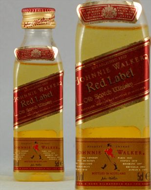 Johnnie Walker Red Label Old Scotch Whisky 5cl