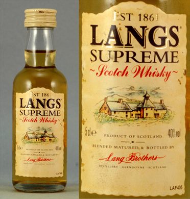 Langs Supreme Scotch Whisky 5cl