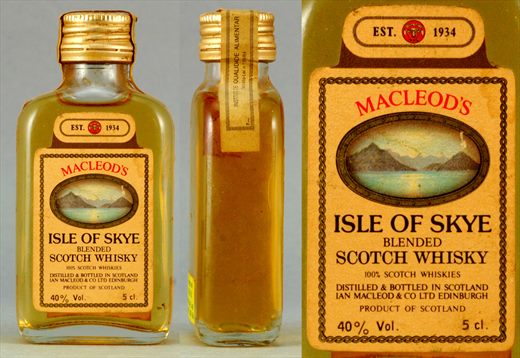 MacLeods Isle of Skye Blended Scotch Whisky 5cl