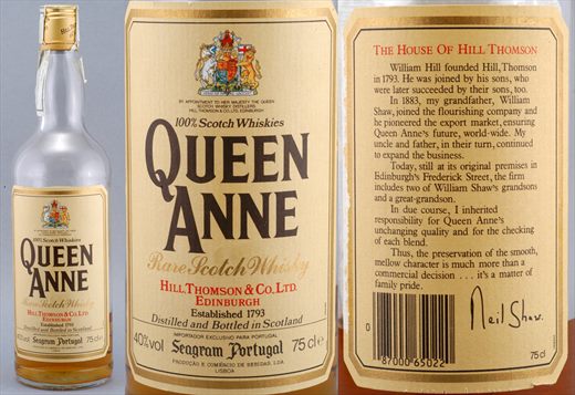 Queen Anne Scotch Whisky