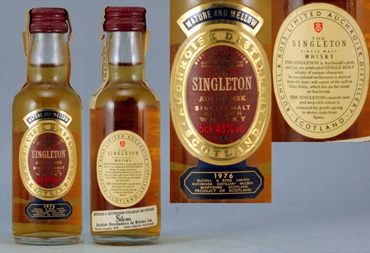 The Singleton Single Malt Scotch Whisky 1976 5cl