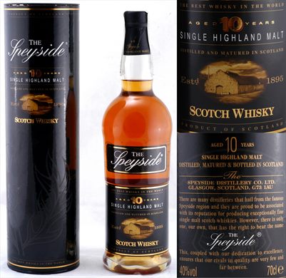 The Speyside 10 years Scotch Whisky
