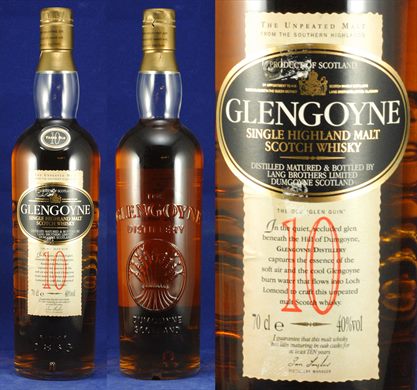 Glengoyne Single Highland Malt Scotch Whisky 10 years 70cl 40vol