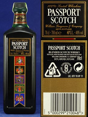 Passport Scotch Blended Scotch Whisky 70cl 40vol