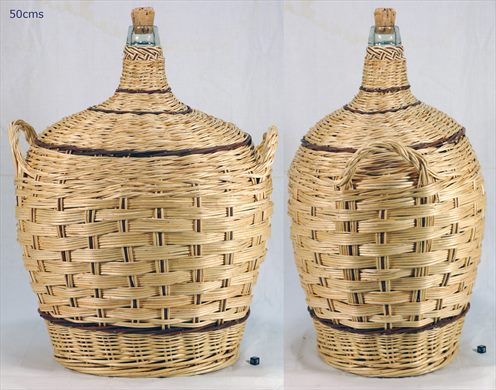 Garrafao amorfo empalhado 50cms